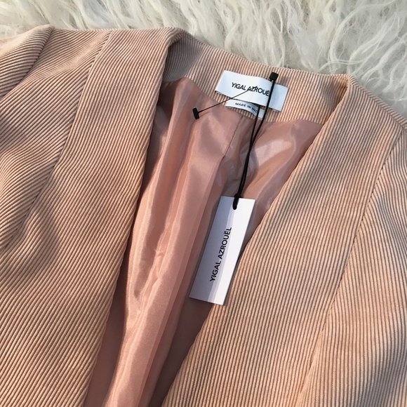 YIGAL AZROUËL Textured Long Sleeve Blazer - Picture 5 of 9